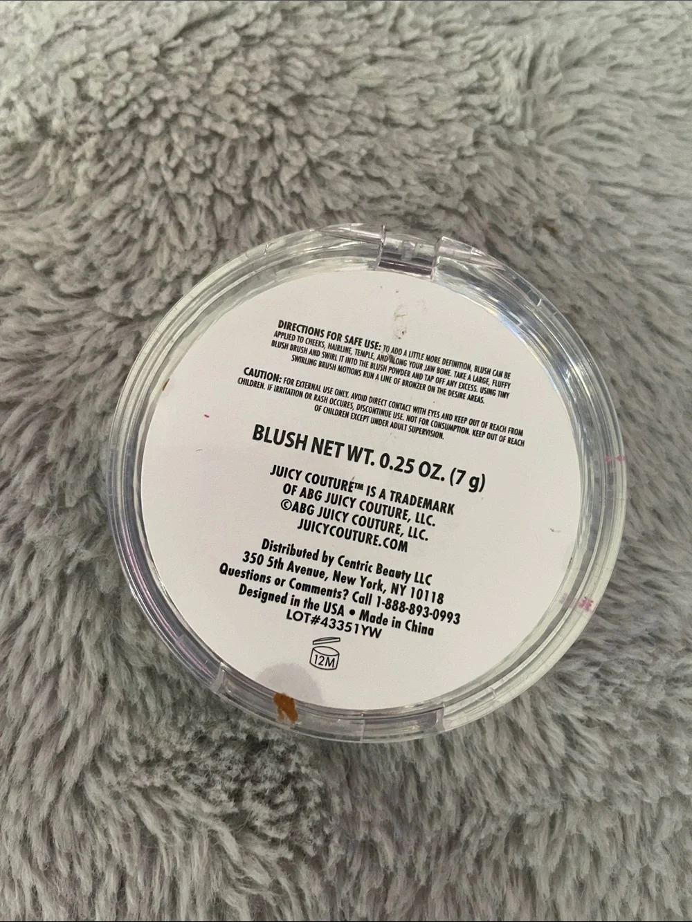 Juicy Couture creamy blush
